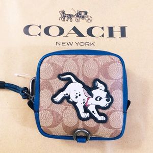 Coach Disney Dalmatian Bag Square Hybrid Pouch NWT